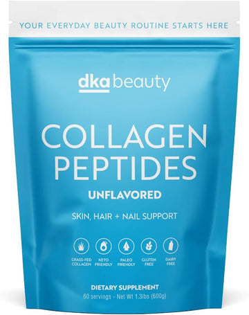 Dr. Kellyann Unflavored Collagen Peptides Powder (60 Servings) – Grass-Fed, Keto & Paleo-Friendly, Non-GMO, Gluten-Free, 1 Pack