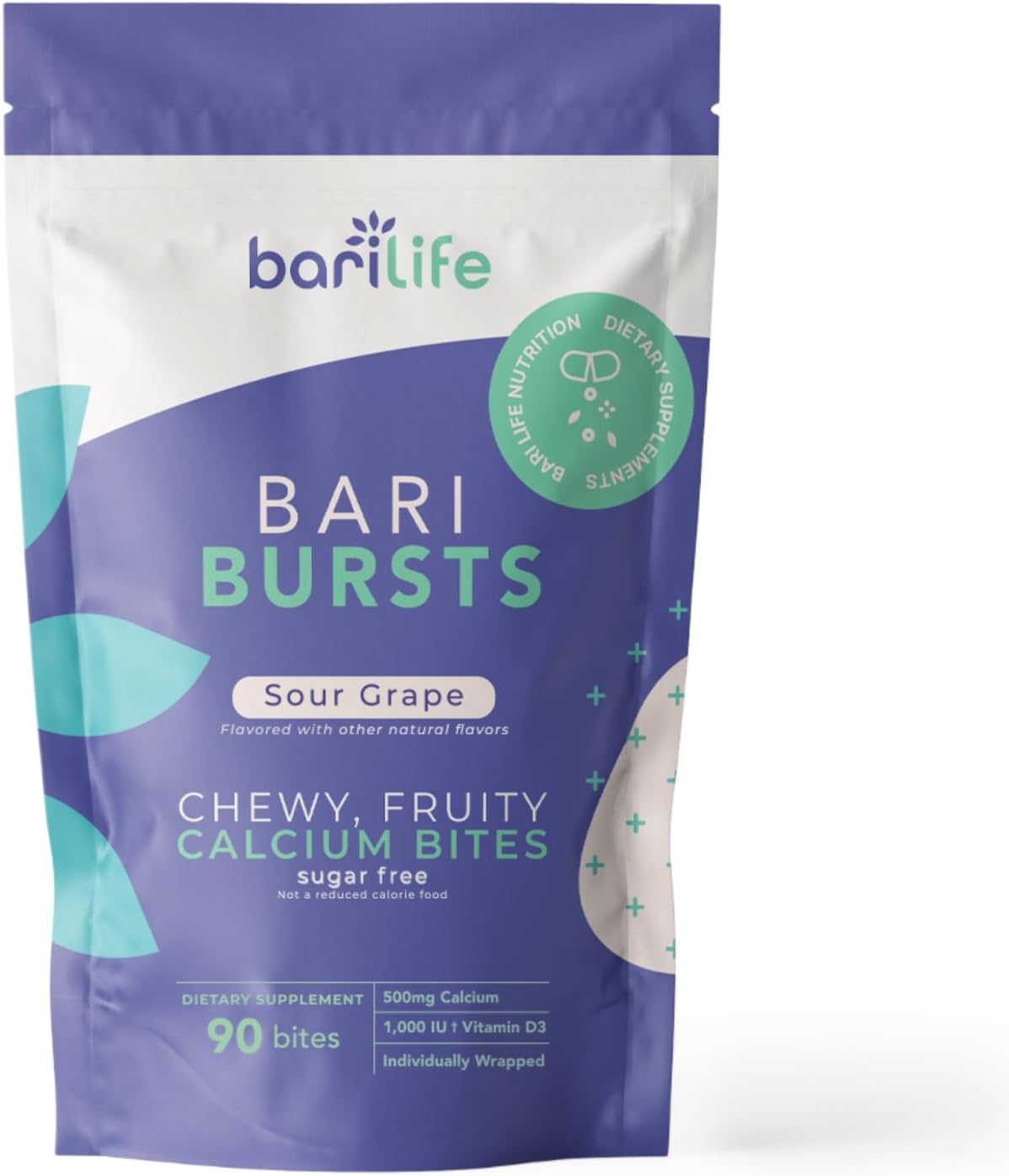 Bari Life Gastric Sleeve and Gastric Bypass Vitamin and Supplement Starter Kit (Grape)