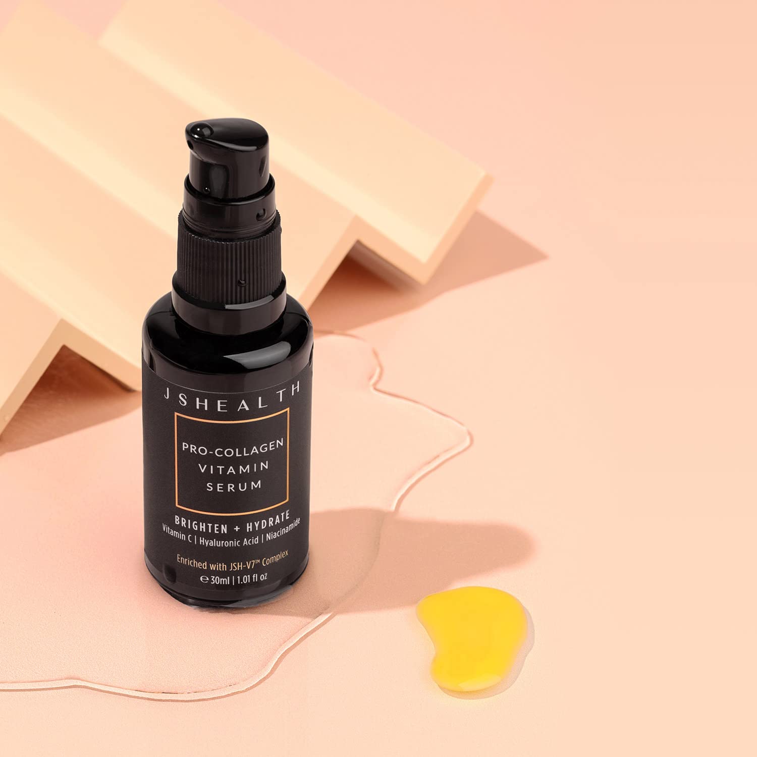 JSHealth Balance & Brighten Skincare Cleanser & Brightening Vitamin C Serum | Includes Gentle Cleanser and Hydrating Hyaluronic Acid to Promote Skin Barrier Function.