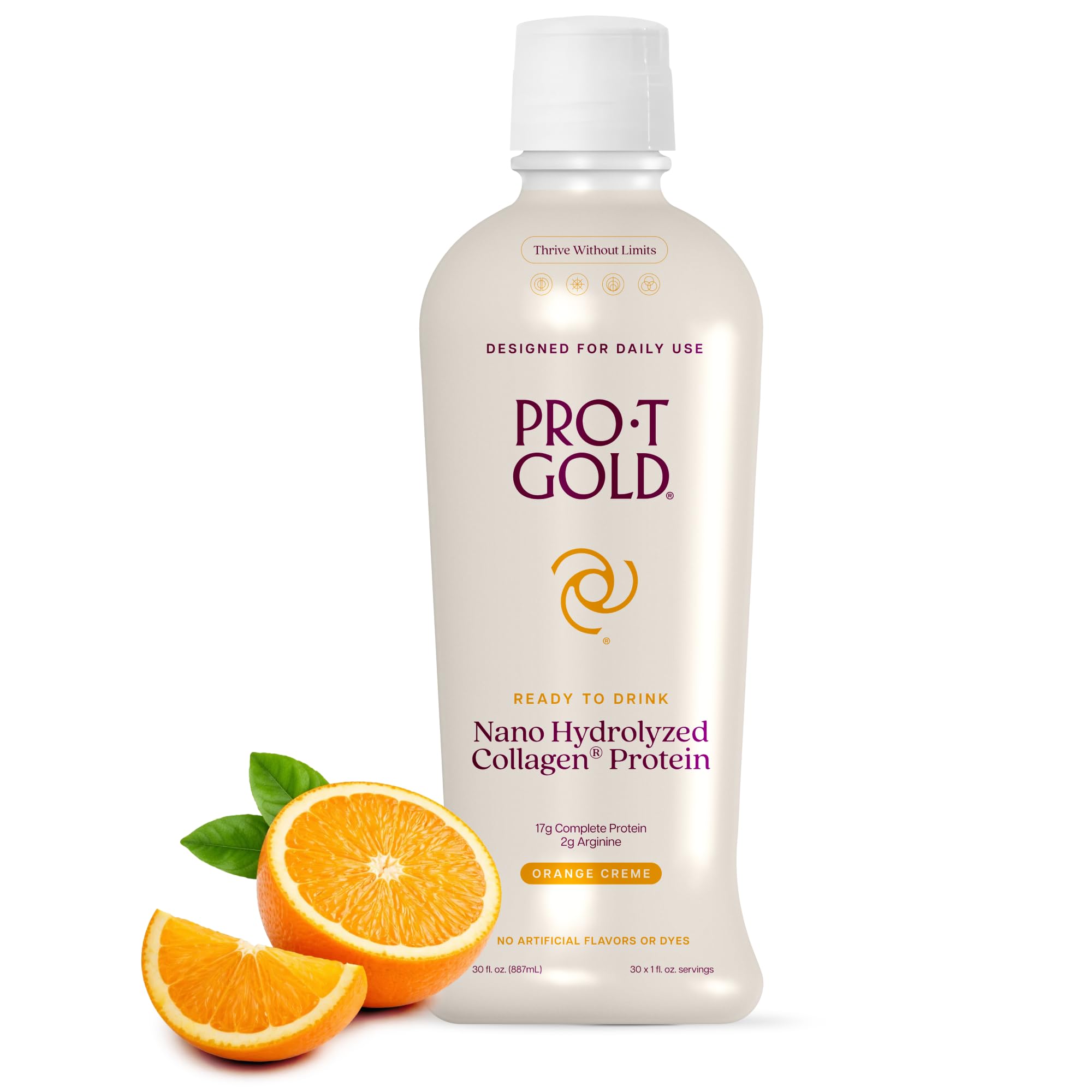 Liquid Collagen Protein Shot, Berry, 17g Protein, 24 pk | Nano Hydrolyzed Grass Fed Collagen, 0g Carbs, Hair, Skin & Nails, Amino Acids, Sugar Free, Gluten Free, 1 fl oz Shots
