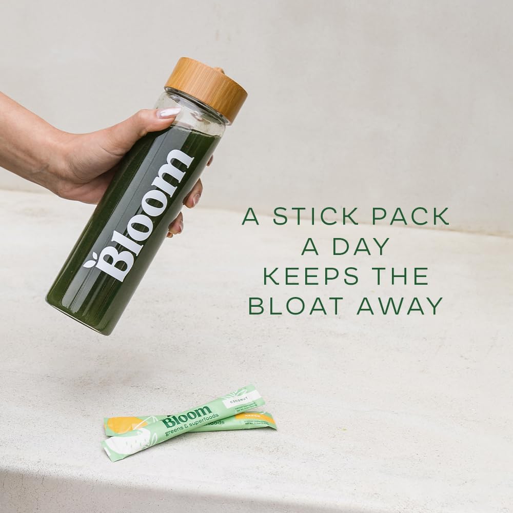 Bloom Raspberry Lemonade Clear Protein and Berry Greens Stick Packs Bundle