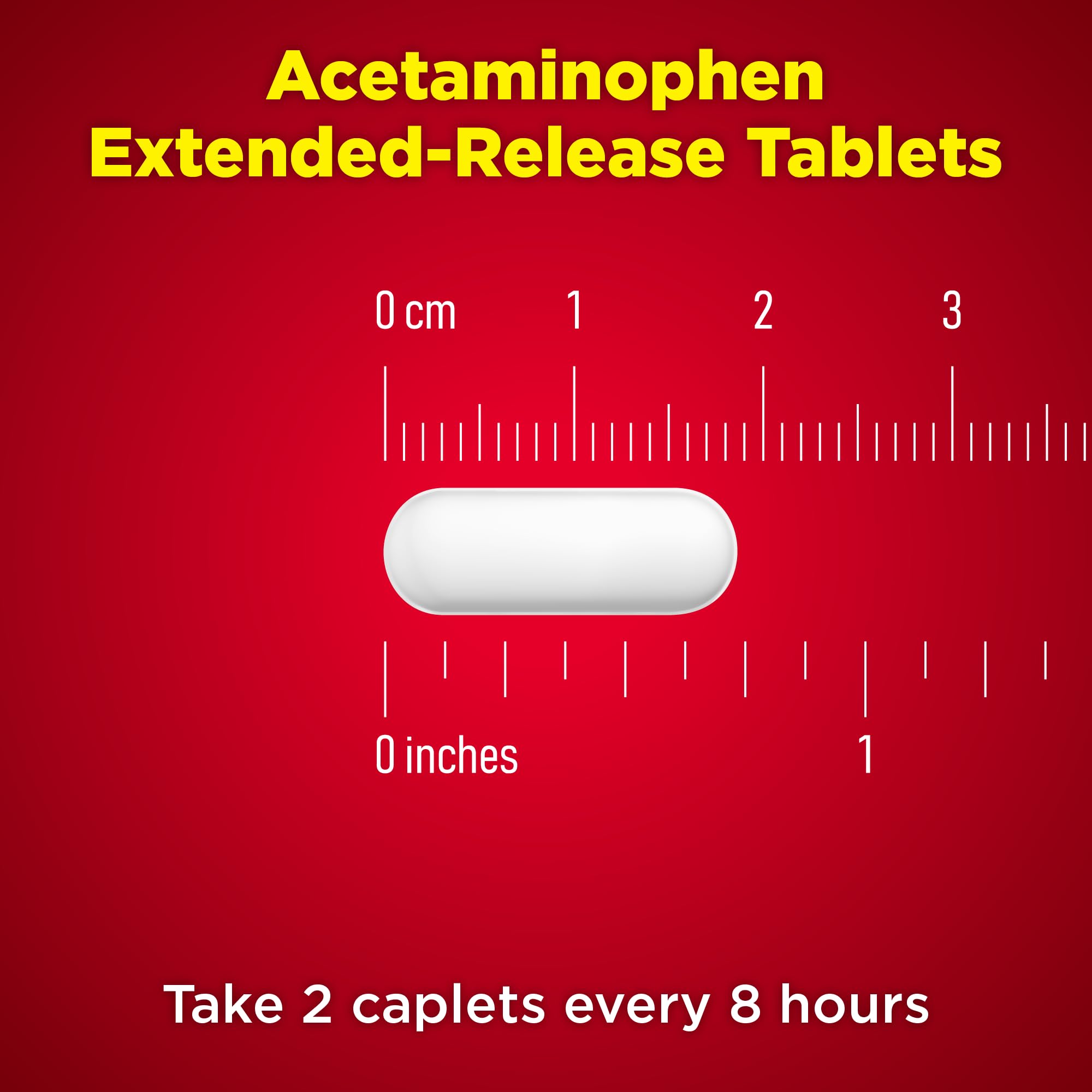 Amazon Basic Care Acetaminophen Extended-Release Tablets, 650 mg, Pain Reliever, Fever Reducer, Arthritis Pain, Headache, Backache, Menstrual Pain, 400 Count Amazon Basic CareBuy Supplements Australia