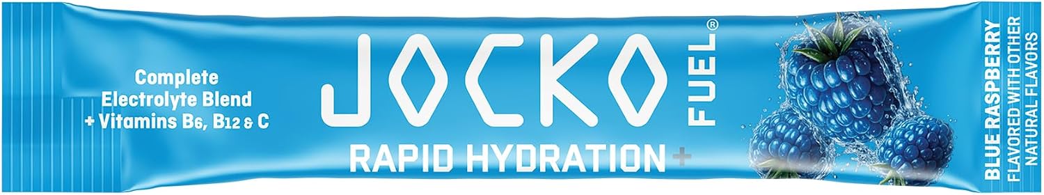 Jocko Fuel Rapid Hydration Powder Blue Raspberry 12ct Box