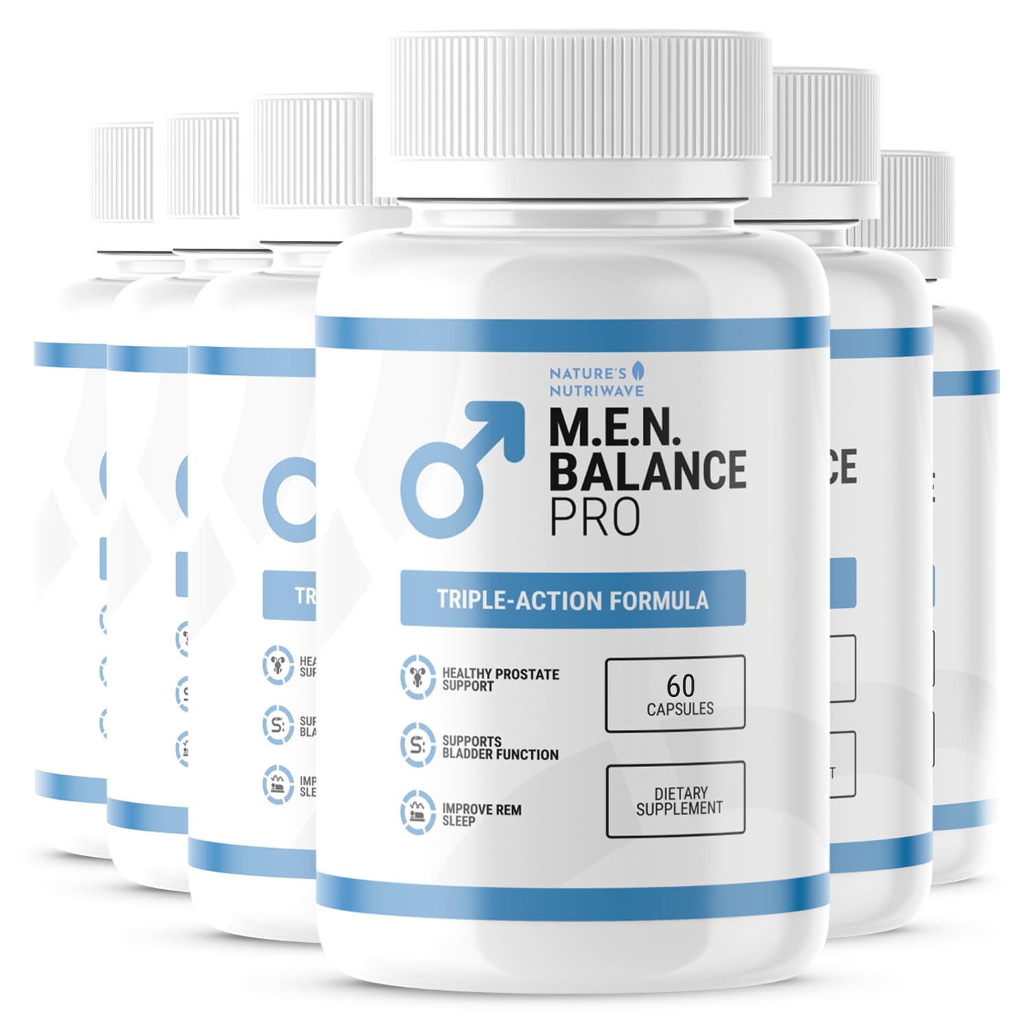 Men Balance Pro – Vitamins, Minerals & Botanicals – 60 Ct, 1 Month Supply | Vitamins, minerals & botanicals, plant-based | Non-GMO, Vegetarian, GMP-Certified | Easy-to-swallow capsule