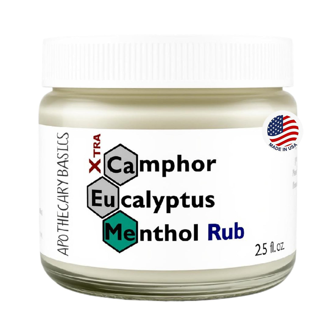 Camphor+Eucalyptus+Menthol Xtra Rub – Handmade with Menthol, Camphor & Eucalyptus – Soothing & Refreshing – 2.5 fl oz IEG StoreBuy Supplements Australia