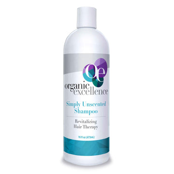 Organic Excellence All Natural Chemical-Free Shampoo | Non-Toxic, Sulfate-Free, Paraben-Free, Fragrance-Free for Men, Women, and Kids - Color-safe 16 fl oz (473 ml) Organic ExcellenceBuy Supplements Australia