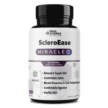 Real Science Nutrition ScleroEase Miracle Offers Relief to sufferers of Scleroderma, Supporting Flexible & Supple Skin, Comfortable Joint Movement, Comfortable Digestion, and Healthy Skin Real Science NutritionBuy Supplements Australia