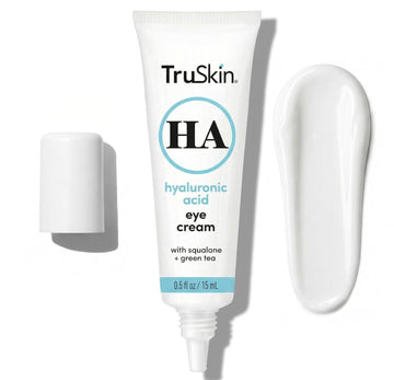TruSkin Hydrating Eye Cream for Dark Circles & Puffiness, 0.5 fl oz | With Hyaluronic Acid, Squalane and Green Tea to hydrate, brighten and visibly smooth the under eye area