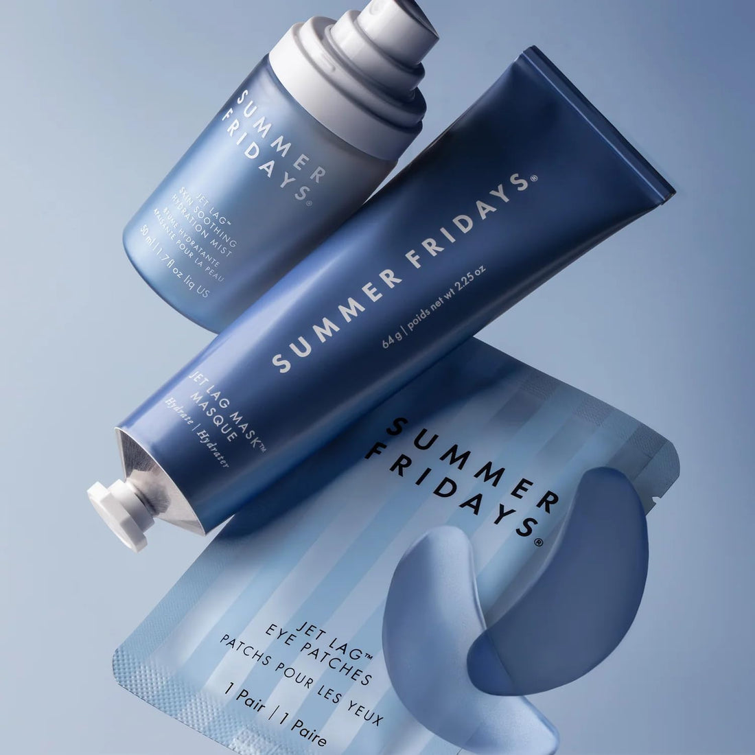 Summer Fridays Jet Lag Under Eye Patches - Hydrating & Depuffing Hydrogel Eye Masks with Caffeine & Peptides to Soothe & Refresh the Undereye Area (6 Pairs) Summer FridaysBuy Supplements Australia