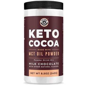 Keto Cocoa | Keto Hot Chocolate Drink Mix Powder - Sugar Free, Low Carb with Protein and MCT Oil Powder