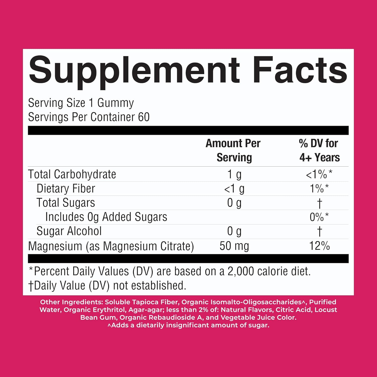 MaryRuth's Kids Magnesium Gummies | 50mg Magnesium Citrate Gummies for Kids 4+ | Bone Health | Calcium Absorption | Essential Mineral | Vegan | CLP Certified | Sugar Free | 60 Count | 2 Month Supply