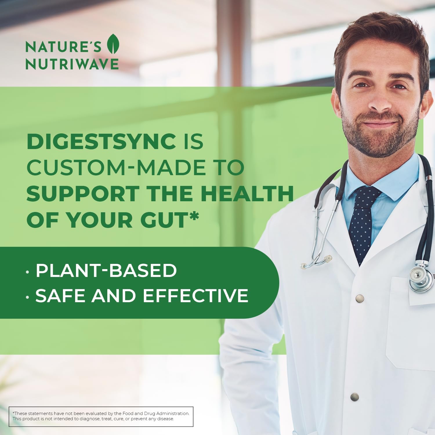 DigestSync Green Powder – Botanical Formula – 30 Servings, 1 Month Supply | Botanical green powder that mixes into water or smoothies | Non-GMO, plant-based blend | Unflavored daily scoop