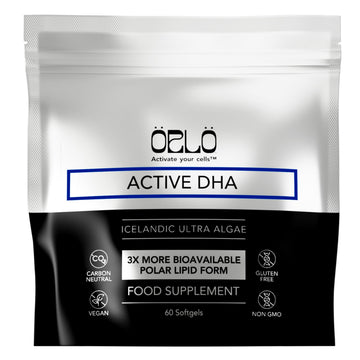 Orlo DHA Supplement 1000mg - 3X Absorption Natural Icelandic Nordic Omega 3 DHA & EPA for Brain & Eye Support – Vegan Fish Oil Alternative, No Fishy Aftertaste, 60 Easy-to-Swallow Mini Softgels OrloBuy Supplements Australia