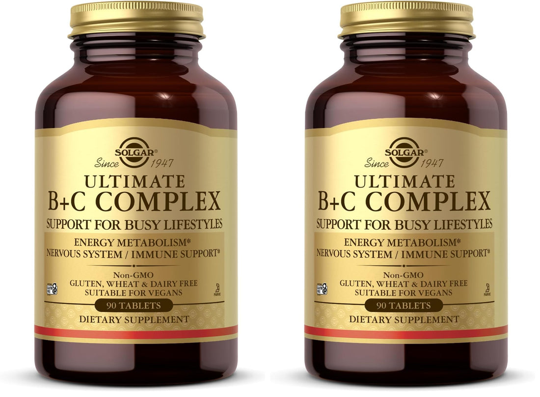 Solgar Ultimate B+C Complex Stress Formula 90 Tablets (Pack of 2) Solgar buy supplements Au