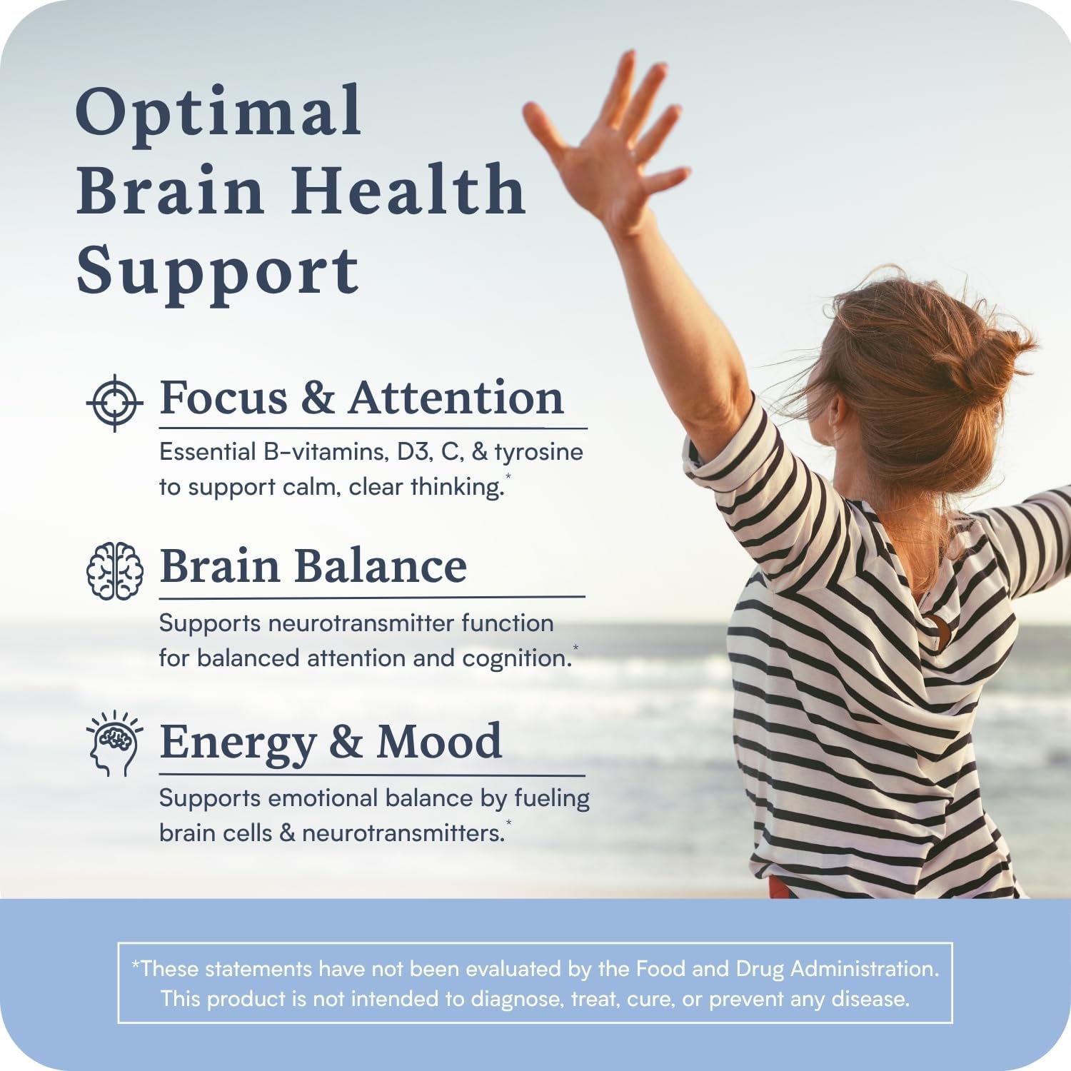 Accentrate Neuro - Brain Health, Methylated Vitamin B Complex, MTHFR | Every B vitamin already in its active form, so your body does not have to convert it first. Supports focus and mood.