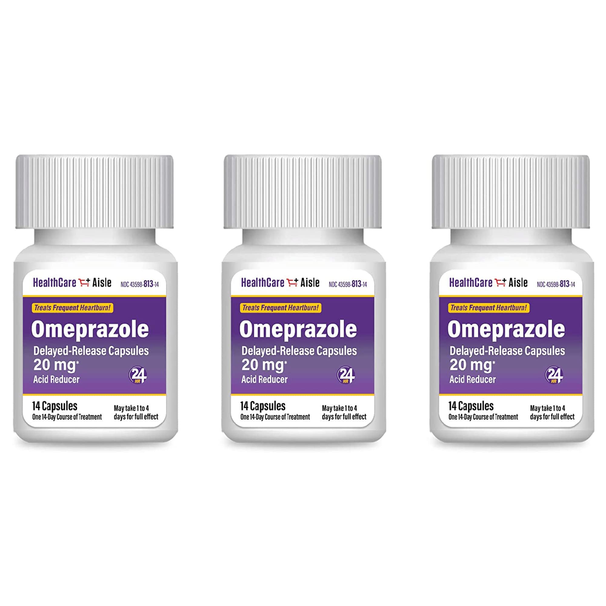 HealthCareAisle Omeprazole 20 mg, 42 Delayed-Release Capsules - Acid Reducer, Treats Frequent Heartburn, 42 Count (Pack of 1) HealthCareAisle buy supplements Au