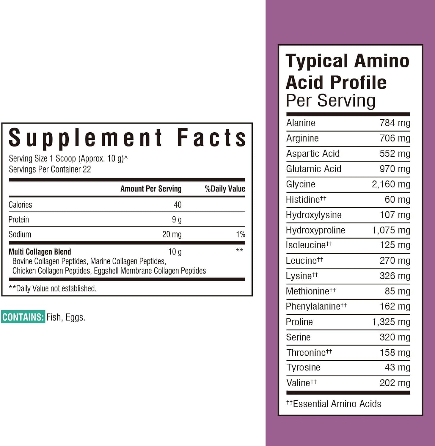Vitalibre Multi Collagen Peptides Powder Type I II III V X, Hydrolyzed Collagen Protein for Women and Men, Skin, Hair, Nails, Unflavored, Non-GMO, Keto & GF, Zero Sugar, 22 Servings, 8oz