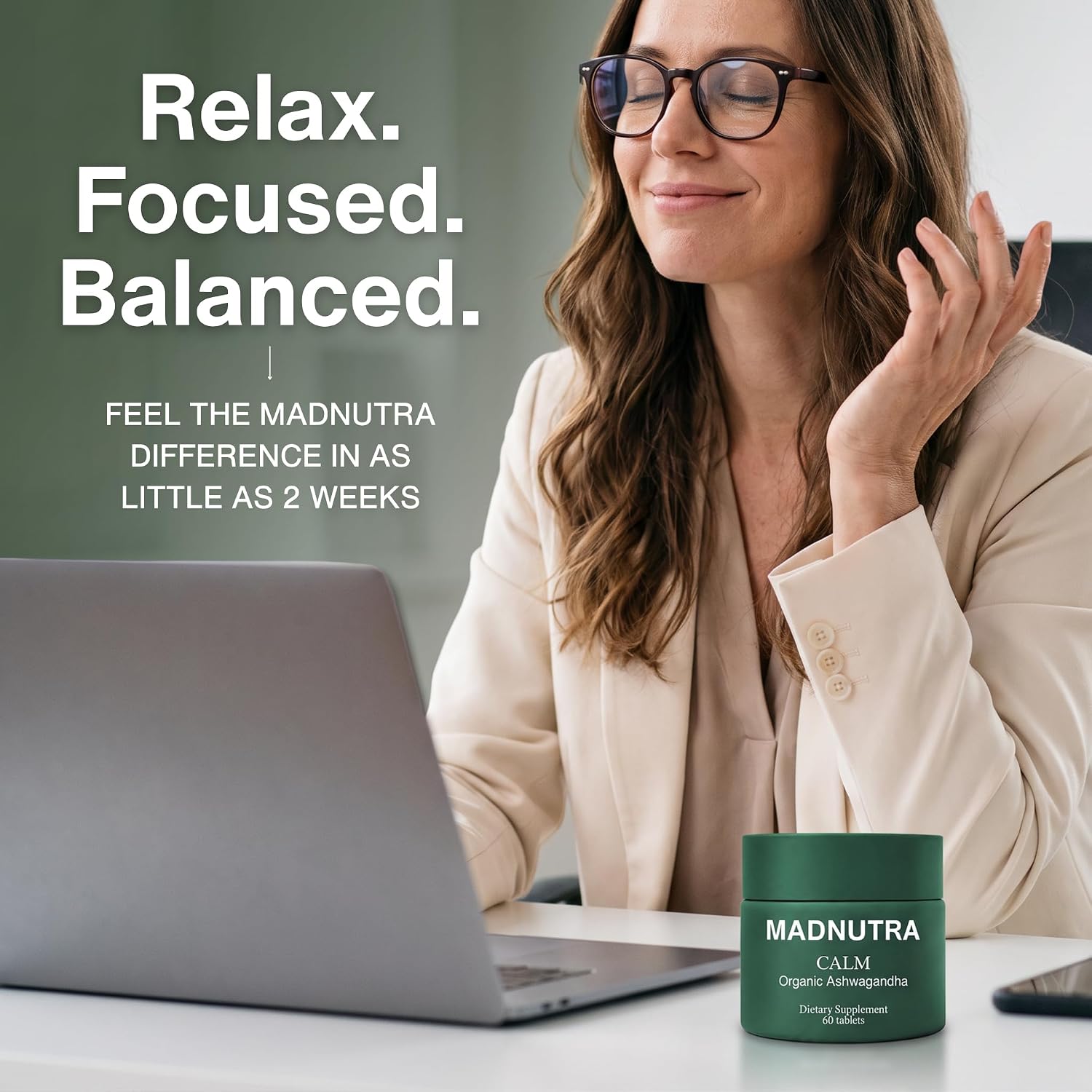 Ashwagandha 675mg - Organic Ashwagandha Supplement for Men & Women - Non-GMO Premium Adaptogen Herbal Supplement for Stress Management Support Restful Sleep Daily Energy & Focus Wellness Tablets