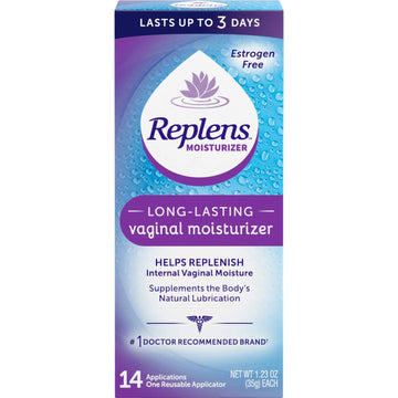 Replens Replens Long Lasting Vaginal Moisturizer, 14 Applications 1.23 oz (Pack of 2) Replens buy supplements Au
