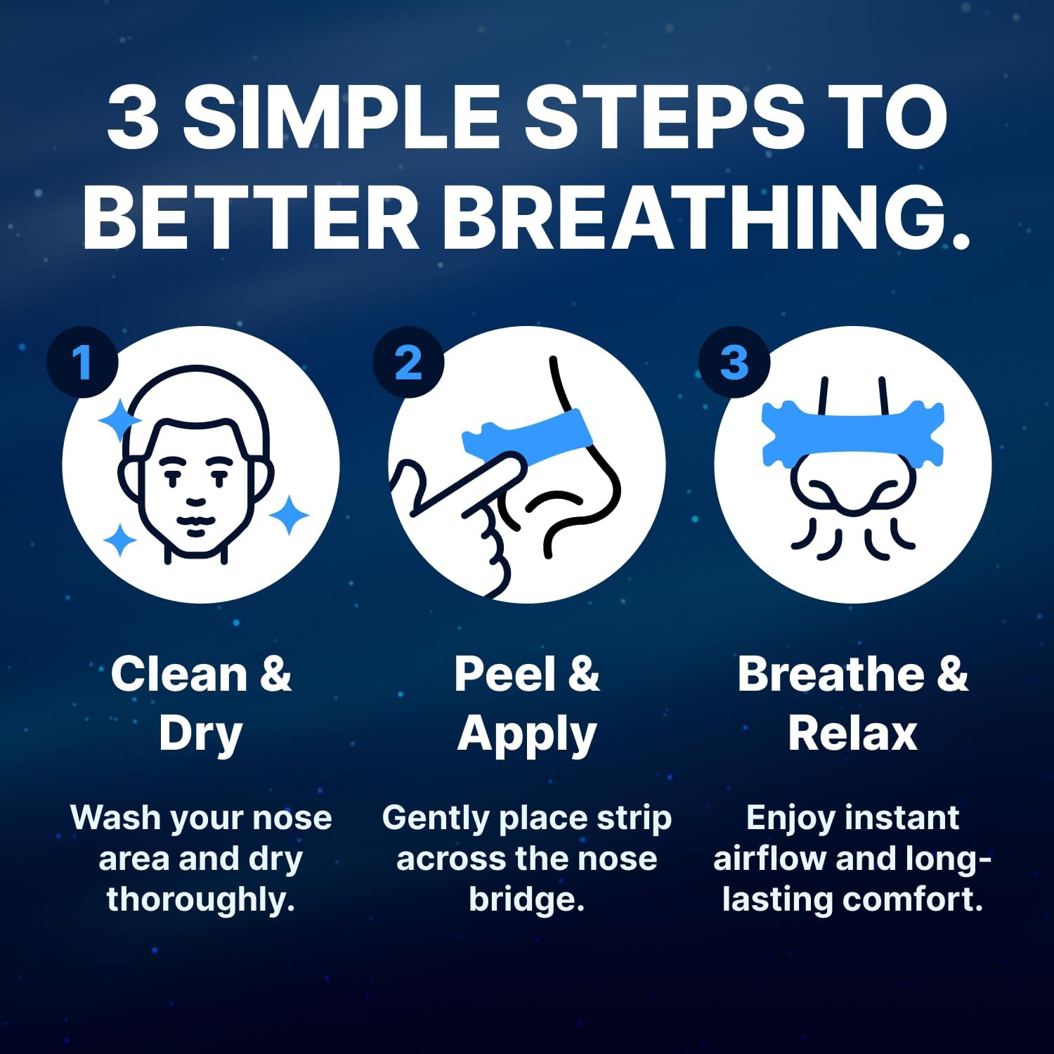 Wellamoon Sleep & Nasal Strip Bundle — Night-time Patch + Nasal Breathing Strips for Better Rest & Comfort