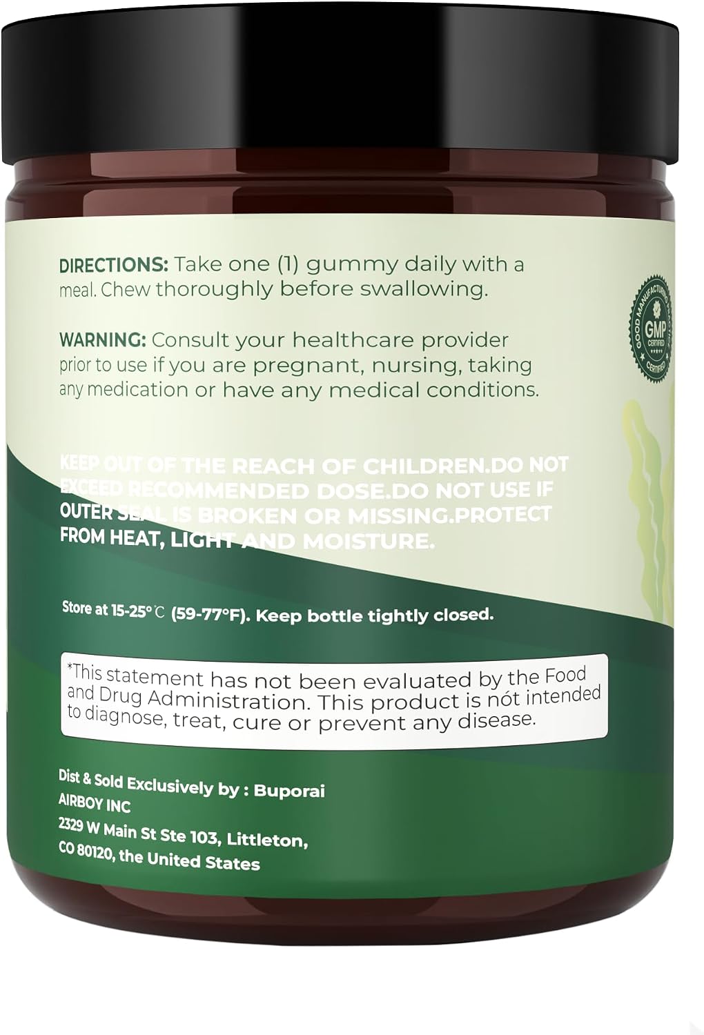 Sea Moss Gummies 16-1, Black Seed Oil Ashwagandha Turmeric Bladder Wrack Vitamin C Vitamin D3 Elderberry Manuka Dandelion Yellow Dock Apple Cider Vinegar for Men & Women