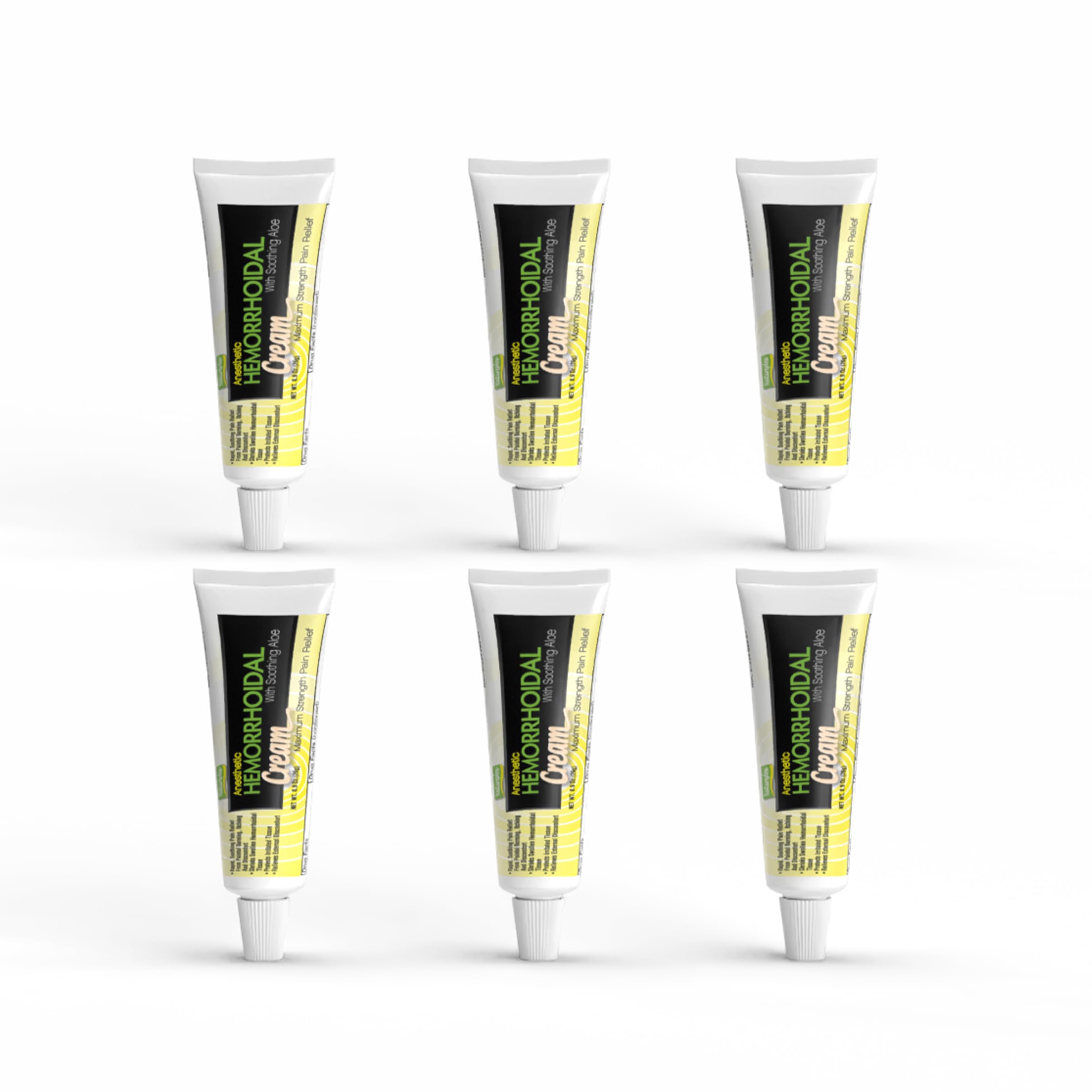 Natureplex Hemorrhoidal Cream for Itching, Burning and Discomfort Relief, 0.9 oz (Pack of 6) - Made in USA NatureplexBuy Supplements Australia