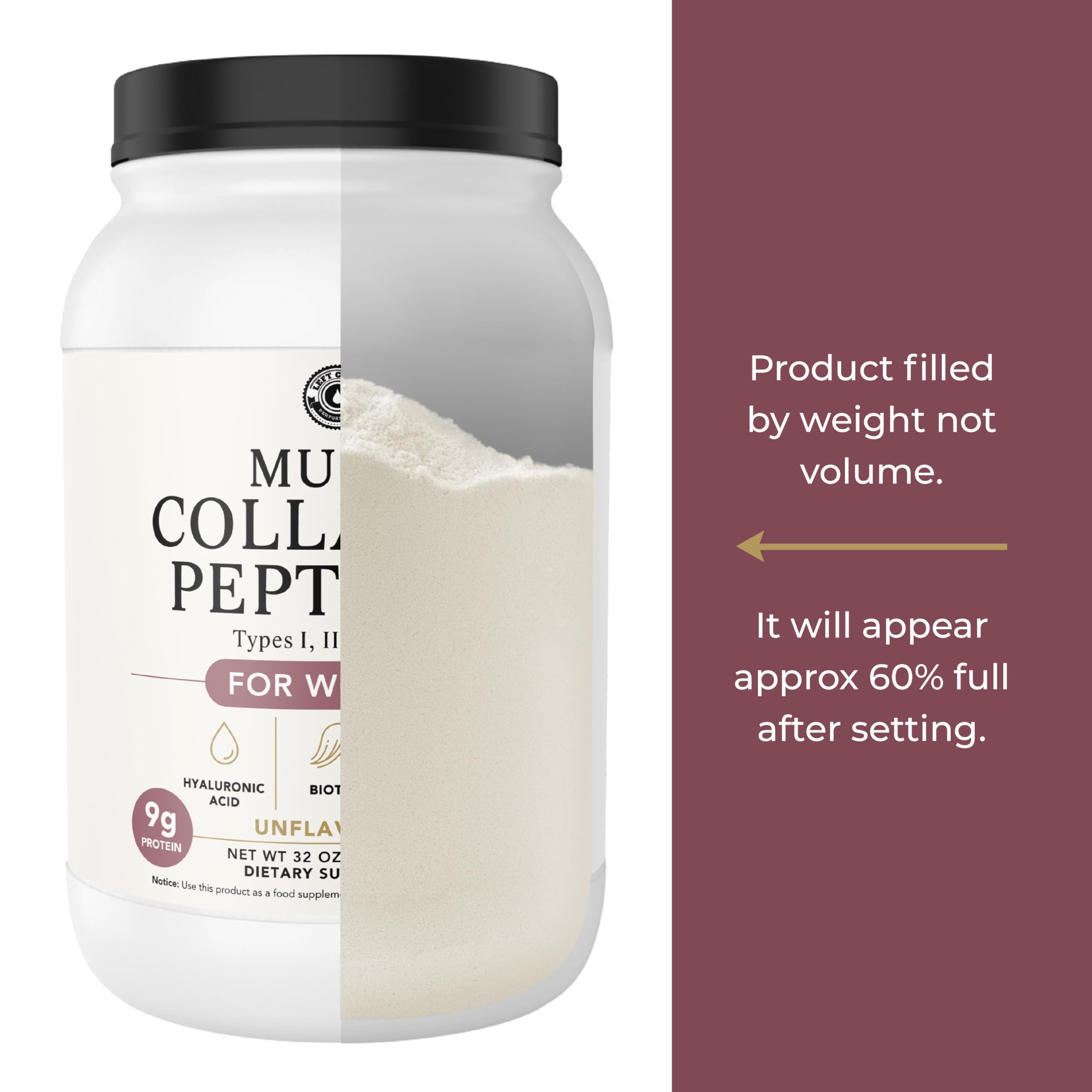 Advanced Collagen Complex Powder – VERISOL®, FORTIBONE®, & FORTIGEL® for Hair, Skin, Bone & Joint Support – Clinically Studied Ingredients – Grass-Fed Hydrolyzed Collagen Peptides – 30 Servings