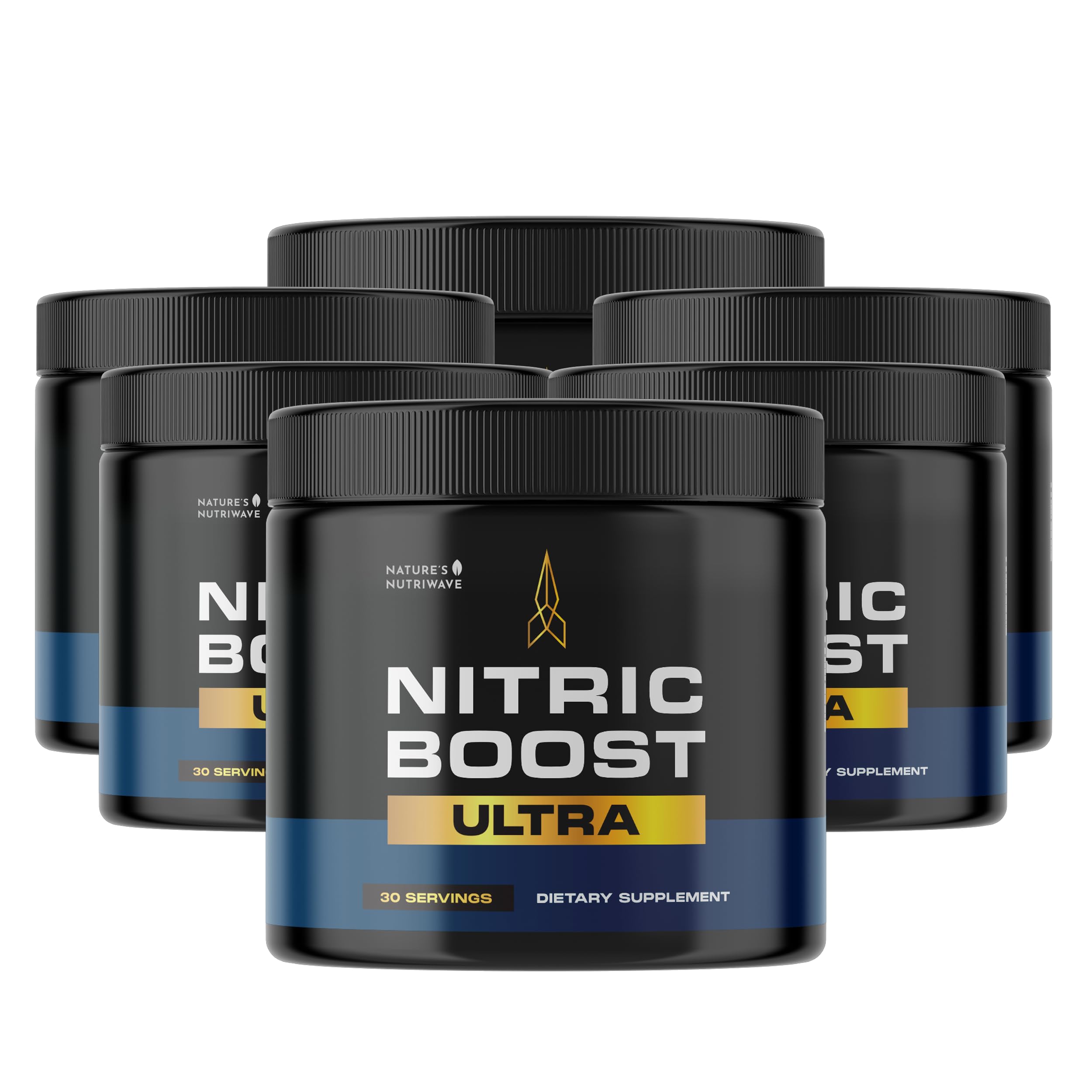 Nitric Boost Ultra Powder – GMP-Certified – 30 Servings, 3 Month Supply | Botanical powder, non-habit forming | Non-GMO, GMP-Certified, Made in USA | Mixes into water, daily scoop