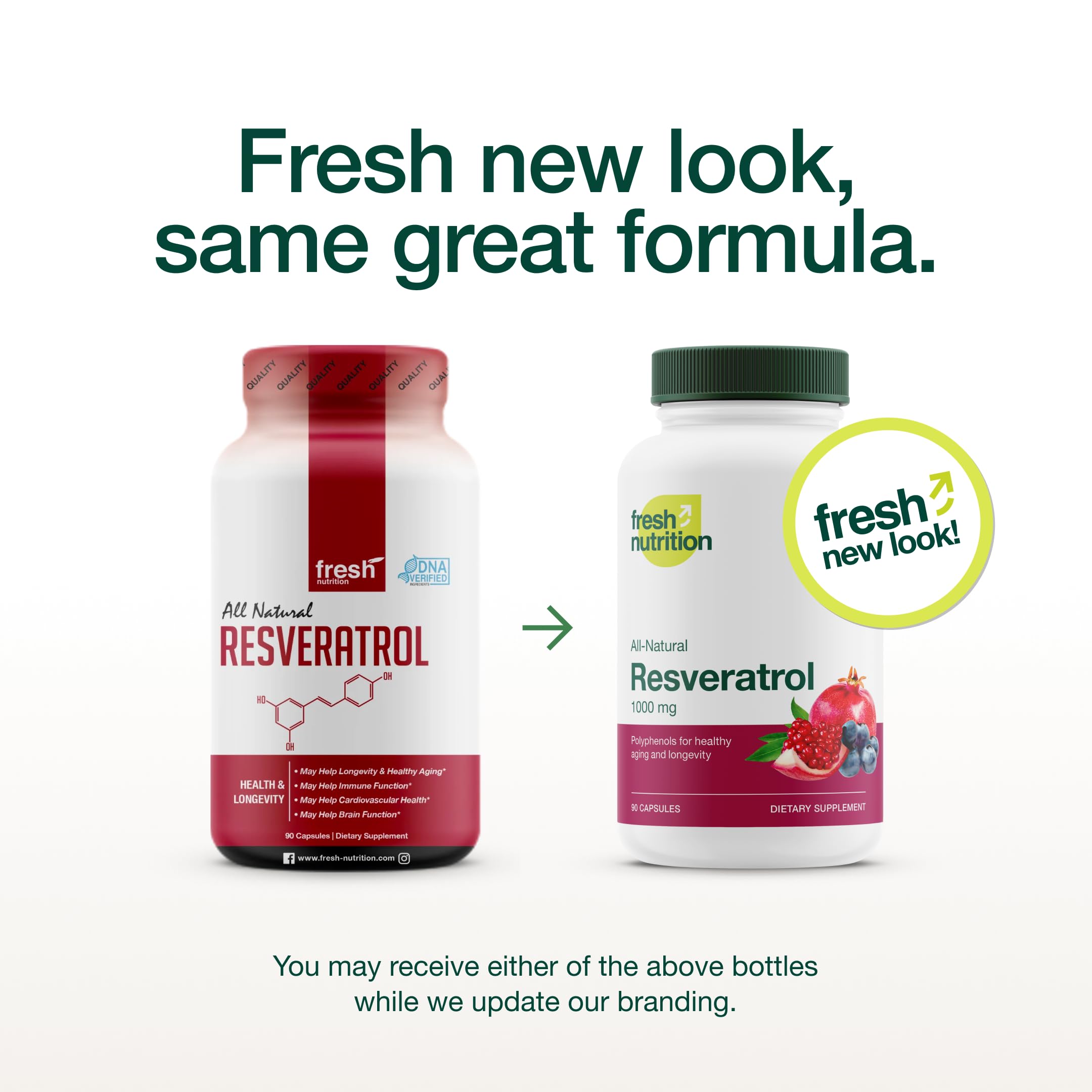 Resveratrol Supplement - Trans-resveratrol Extra Strength 750mg - Natural, Pure and Potent Polyphenols Supplement - Vegan, Non GMO, Gluten-free - 90 Capsules