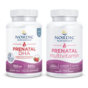 Nordic Naturals Prenatal Starter Pack - Prenatal DHA and Prenatal Multivitamin Tablets Nordic NaturalsBuy Supplements Australia
