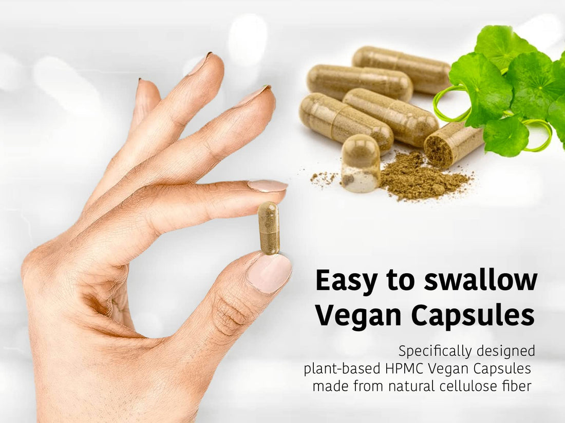 Bottle of Dr Wakde's Cardamom Capsules on a white background