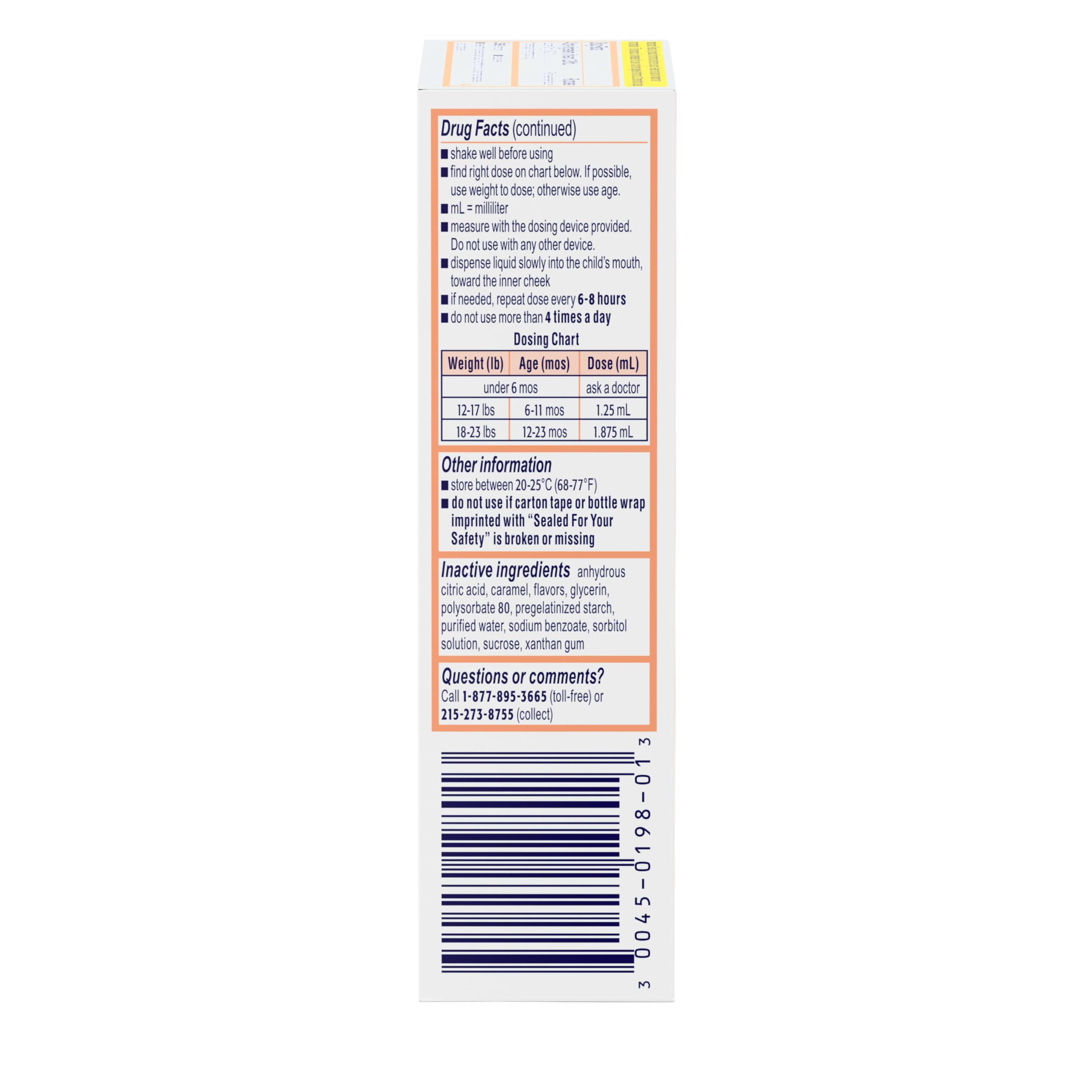 Infants’ Motrin Infant Ibuprofen Oral Suspension Concentrated Drops, NSAID Fever Reducer & Pain Reliever for Babies, Dye Free, Alcohol-Free, Berry Flavor, Includes Enclosed Syringe, 1 fl. oz Infants' Motrin buy supplements Au