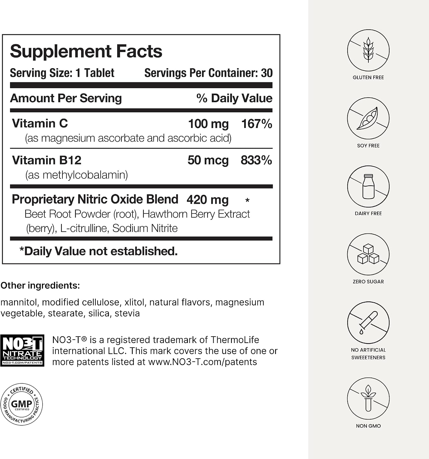 HumanN Neo40 Daily Heart & Blood Circulation Supplements to Boost Nitric Oxide - Supports Blood Pressure - from Maker of SuperBeets -Includes 30 Dissolvable Tablets - Tasty Fruity Flavor