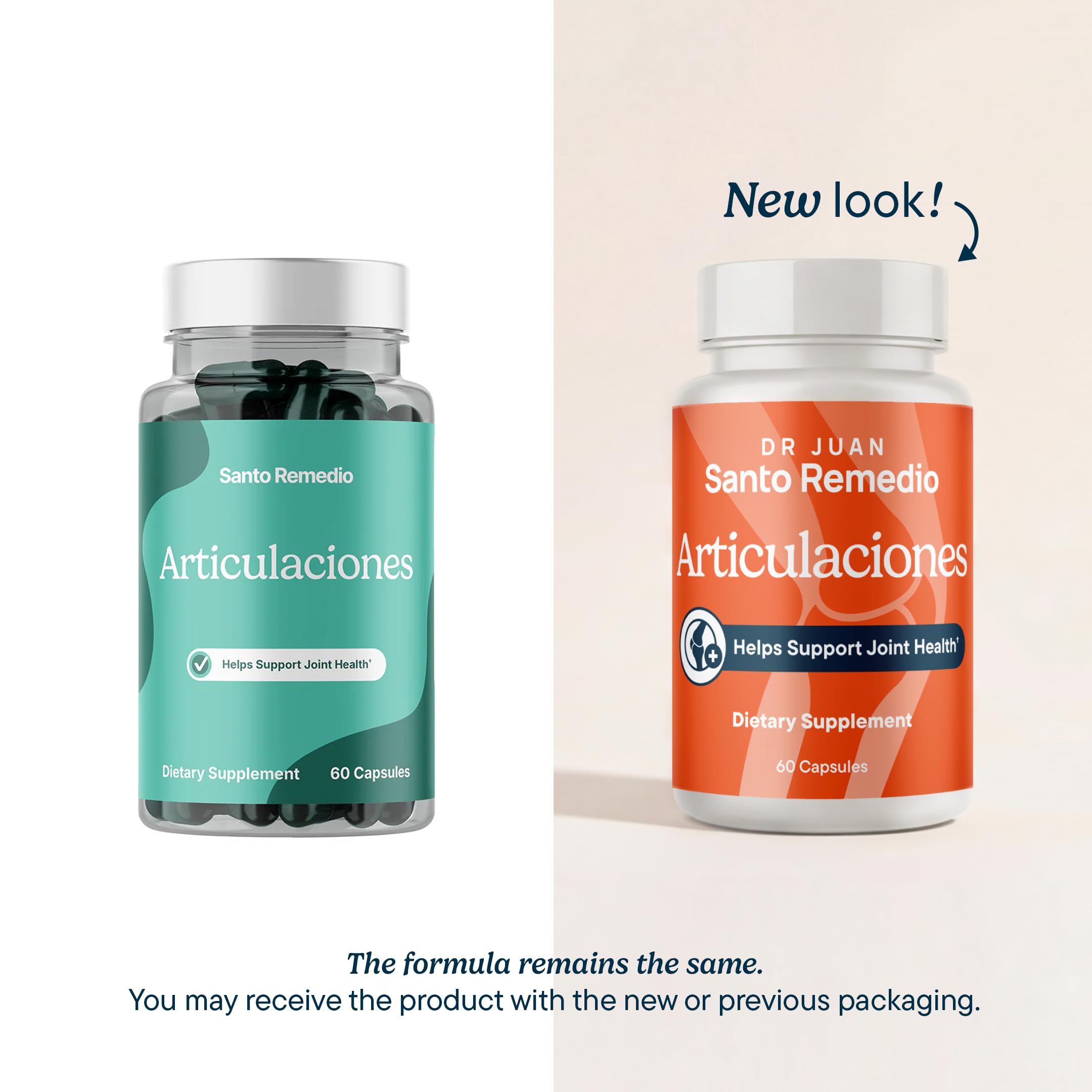 Santo Remedio Articulaciones, Joint Health Support, Promotes Joint Comfort and Function, Contains Clinically Proven Ingredients, TamaFlex™, 60 Servings Santo RemedioBuy Supplements Australia