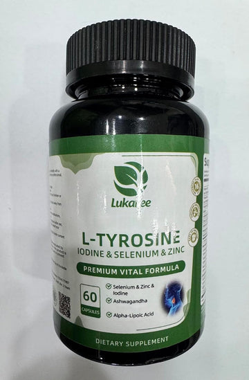 Selenium with Iodine, Zinc L-Tyrosine 500mg, Ashwagandha, Supports Hormone Health, Energy and Metabolism, Mood Balance, 16-in-1 Multivitamin Formula with Vitamin D3, B6, B12, 90 Capsules, GMP Tested
