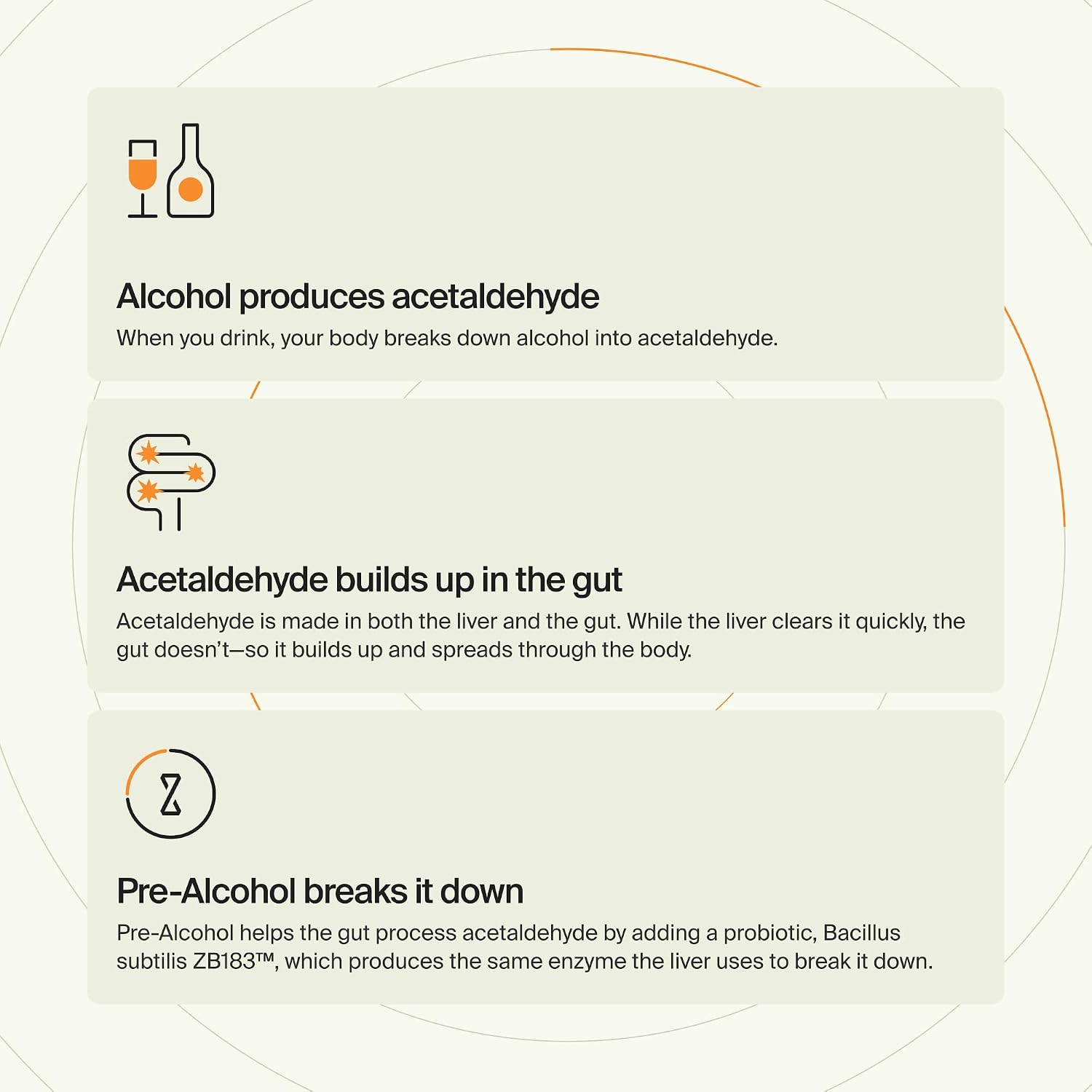 ZBiotics — Feel Better After Drinking, Wake Up Refreshed, Science-Backed, Patented Probiotic, Travel-Friendly, 3-Pack of 0.47 Fl Oz Bottles