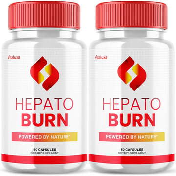 (2 Pack) Hepato Burn Capsules - HepatoBurn Supplement Pills Advanced Formula Wait Premium Blend All Natural Loss Support for Men Women, Hepataburn Reviews Maximum Strength Burner Health (120 Capsules) VitaluxaBuy Supplements Australia