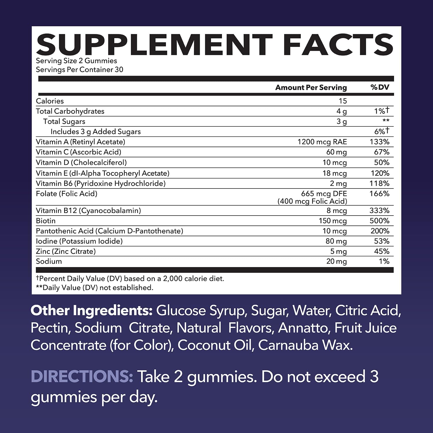 Multivitamin Gummies for Adults, Mixed Berry, 60 Count, 30 Day Supply | Multivitamin Gummies for Men and Women with Vitamins and Minerals Zinc, Vitamin C, Vitamin D, Daily Defense, 30 Servings