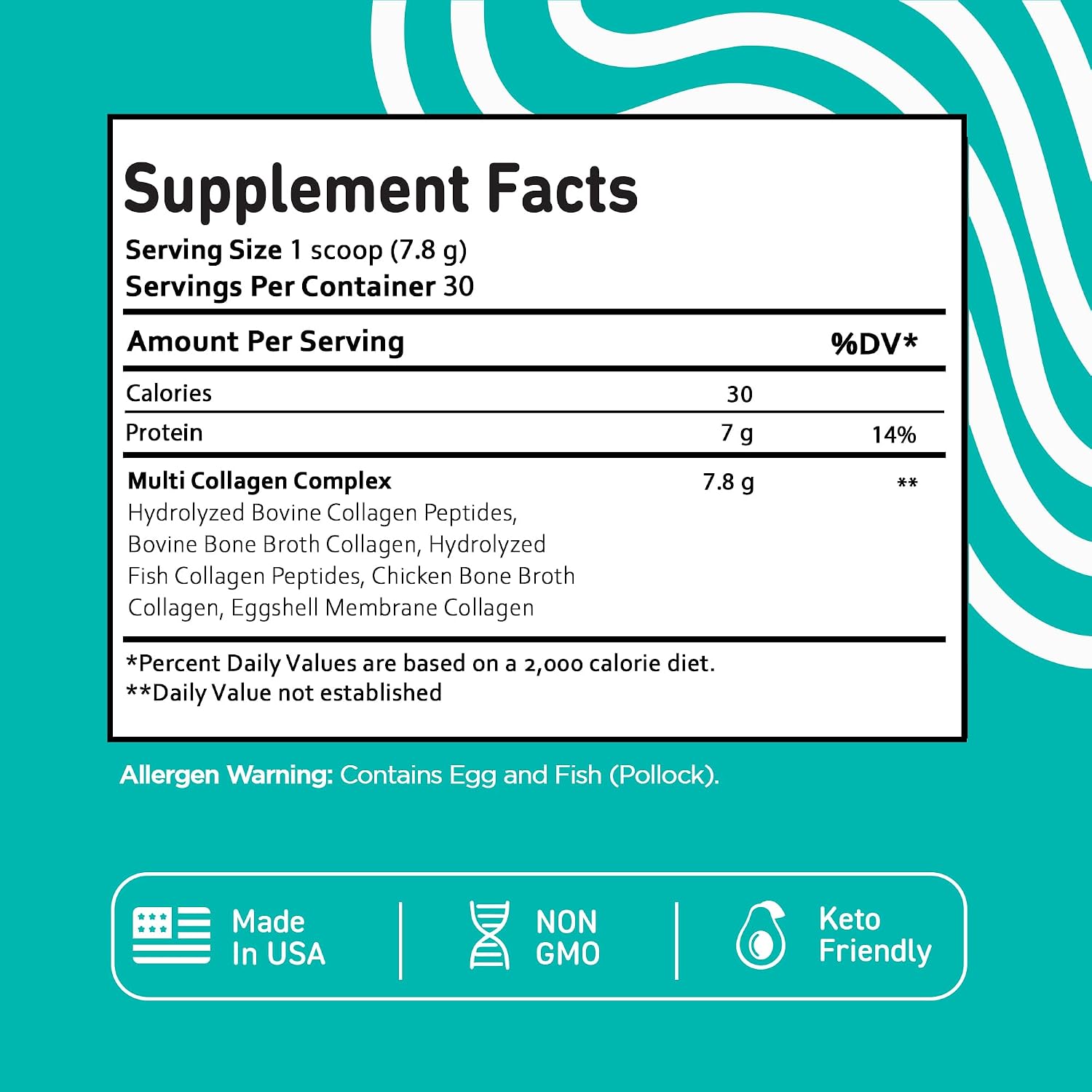 Vital Vitamins Multi Collagen Peptides Powder + Colostrum Capsules with Vitamin C, Zinc