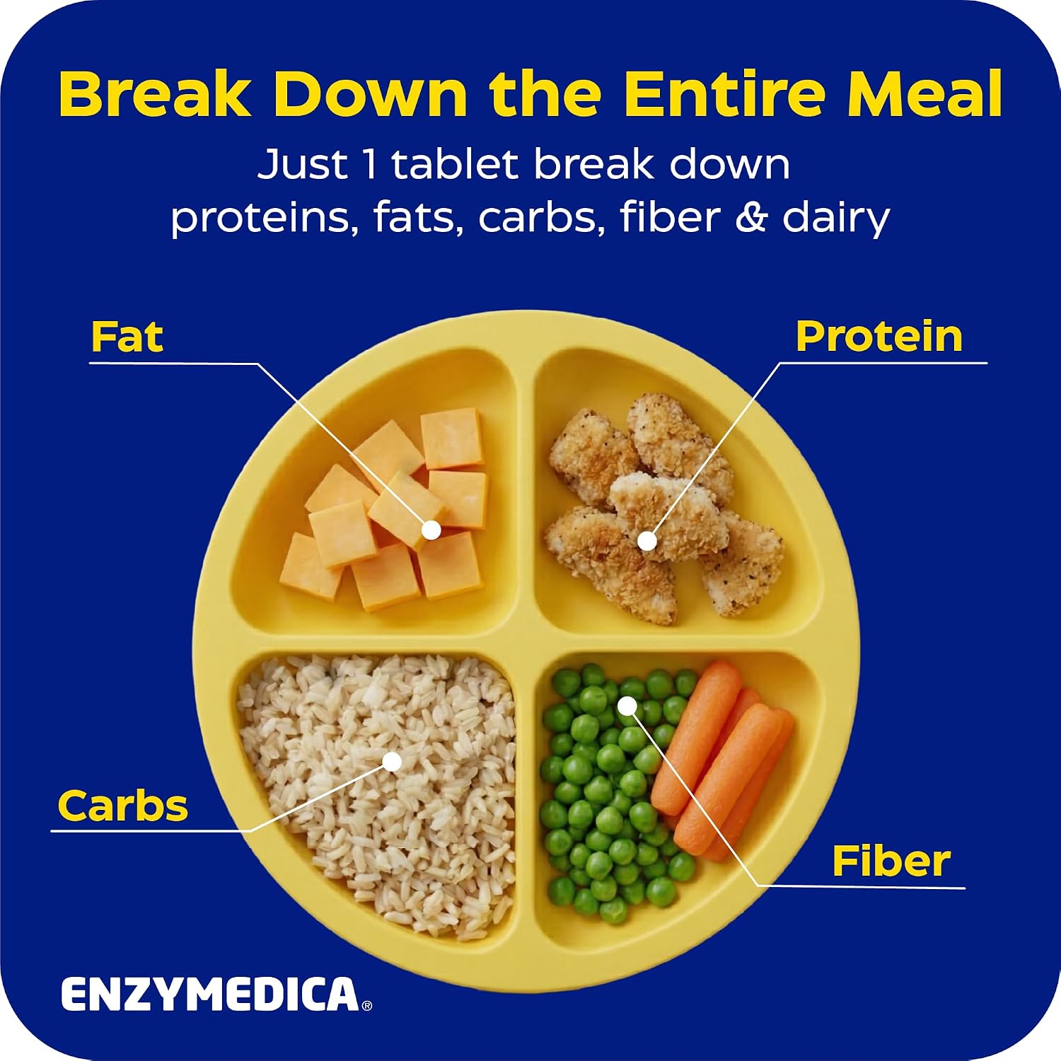 Enzymedica Kids Digest Chewable Digestive Enzyme Supplement - 90 Tablets