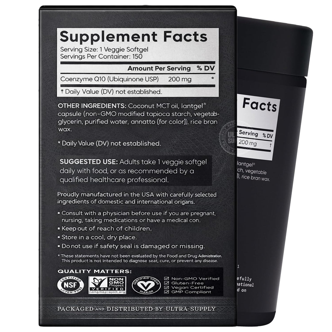 Sports_Researchs CoQ10 200mg Softgels with MCT Oil, 150 Ct Value Pack Generic buy supplements Au