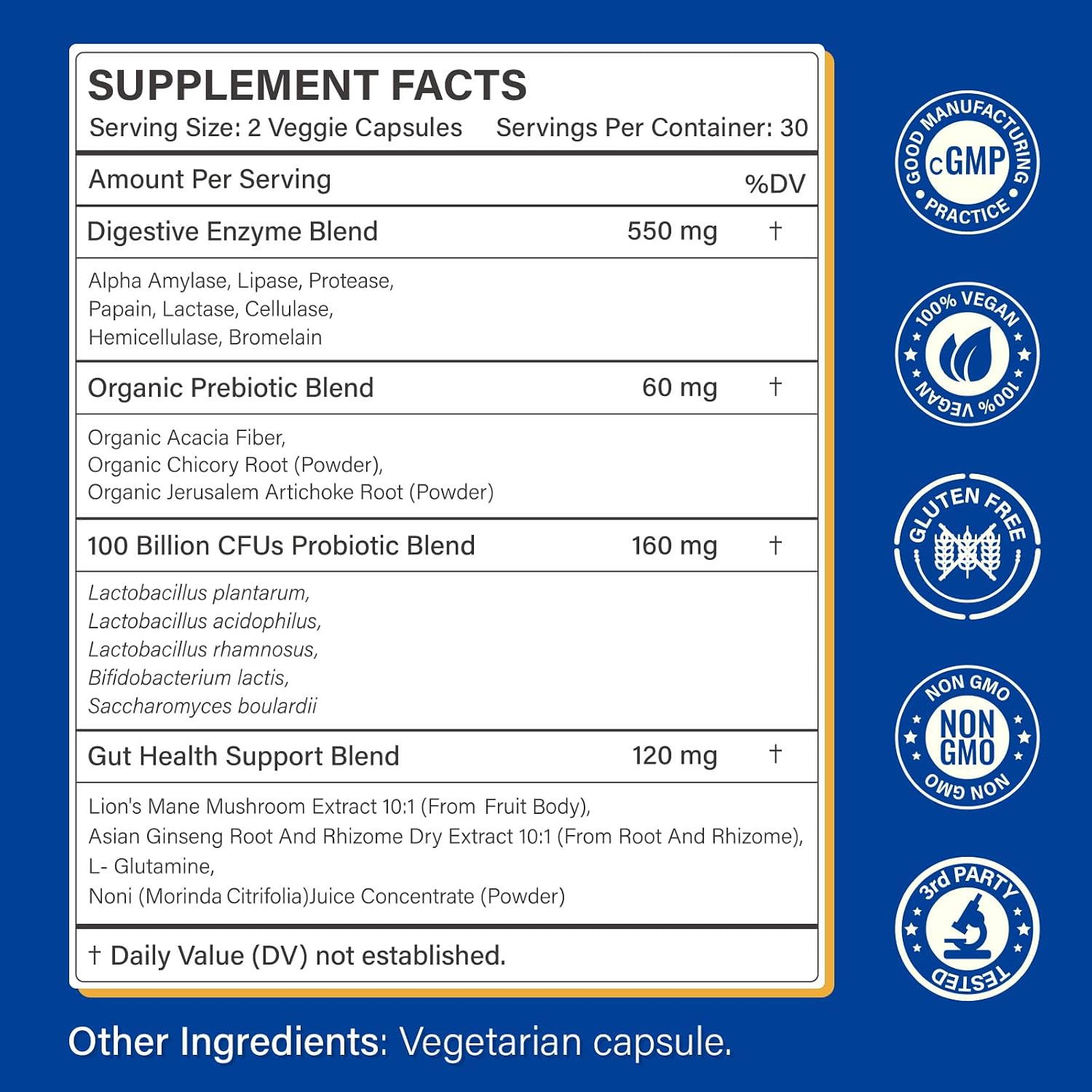 Probiotics & Digestive Enzymes Bundle – 100 Billion CFU Probiotic with 35 Strains + Multi Enzyme Complex for Men & Women – Supports Digestive Balance, Gut Health & Nutrient Absorption – Vegan, Non-GMO