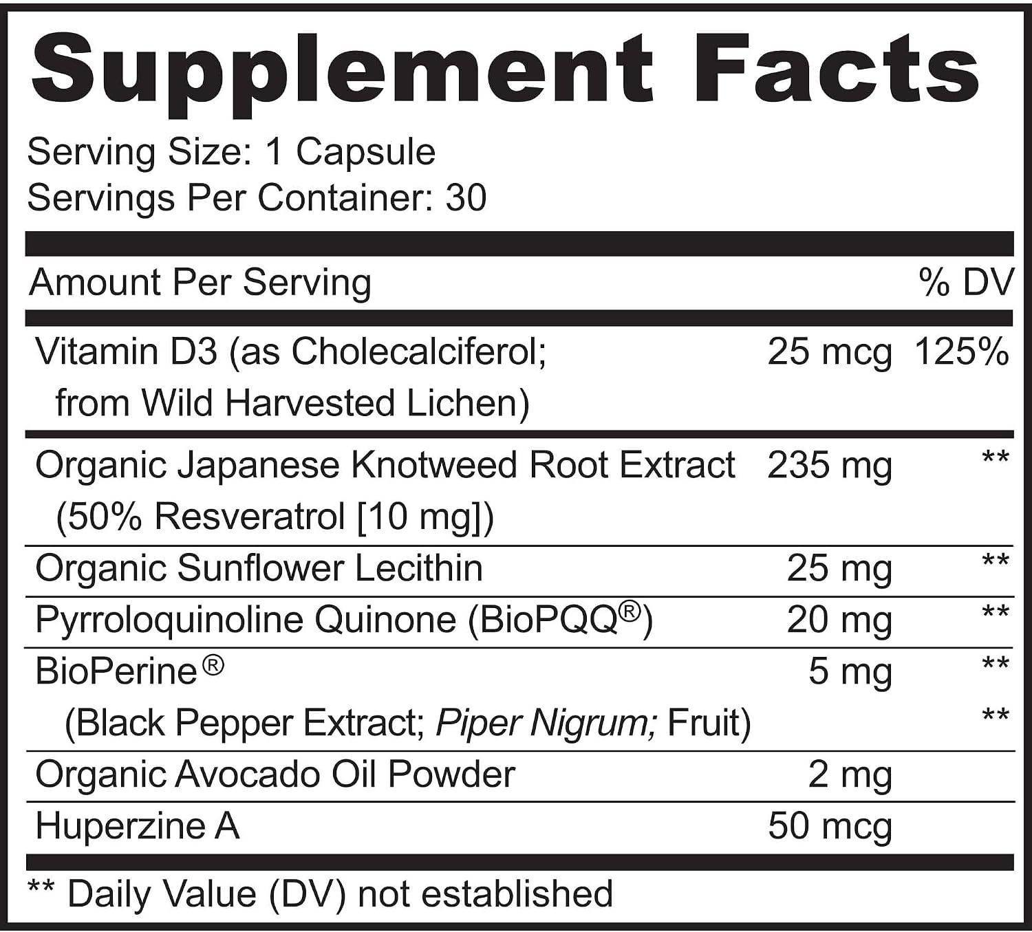 PQQ MITORESTORE Brain Supplements for Memory and Focus - Mitochondria Supplement with BioPQQ 20mg - Purest Form NOT Chemically Synthesized, Cognitive and Heart Support - 30 Vegan Capsules, Non GMO