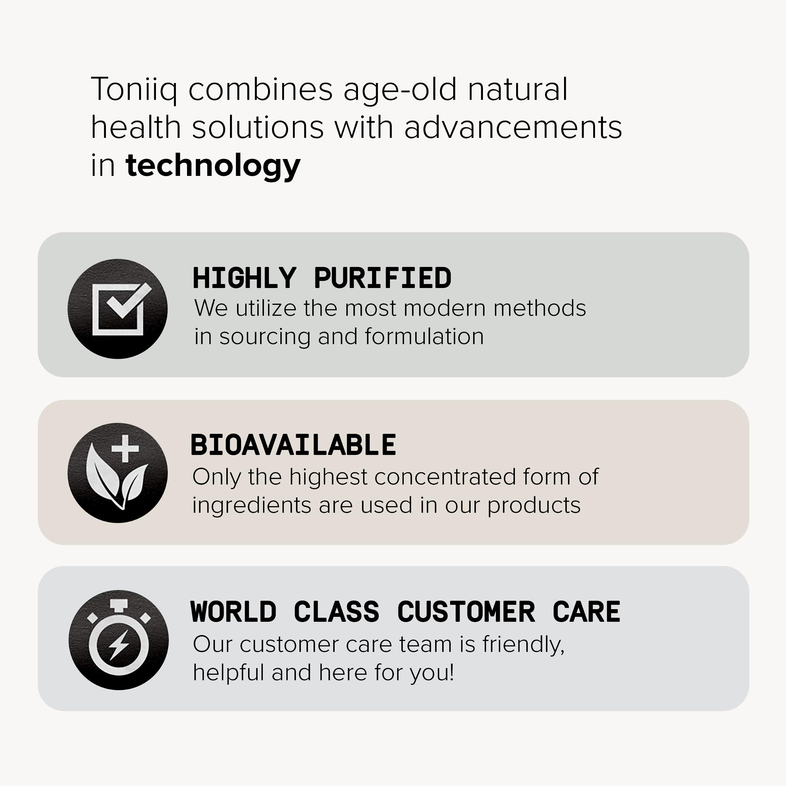 Toniiq Ultra High Strength Glutathione Capsules - 1000mg Concentrated Formula - 98%+ Highly Purified and Bioavailable - Non-GMO Fermentation - 120 Capsules Reduced Glutathione Supplement Toniiq buy supplements Au