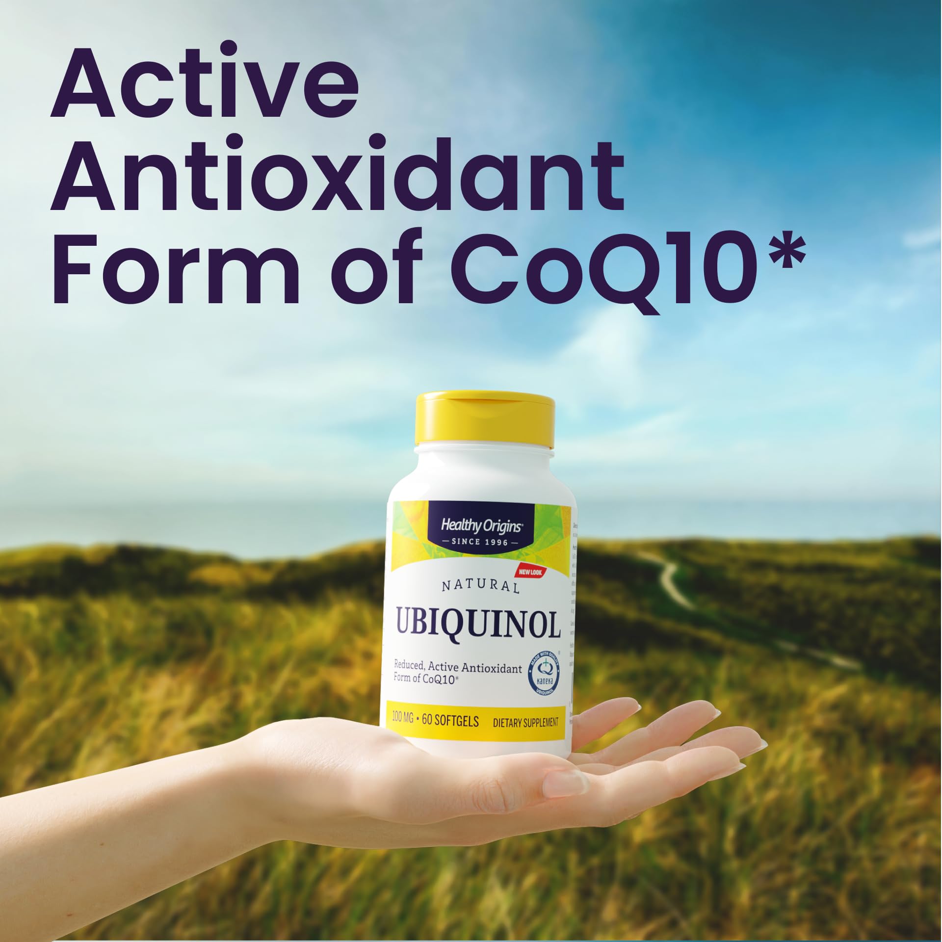 Healthy Origins Ubiquinol CoQ10 100 mg, Kaneka QH, 150 Softgels