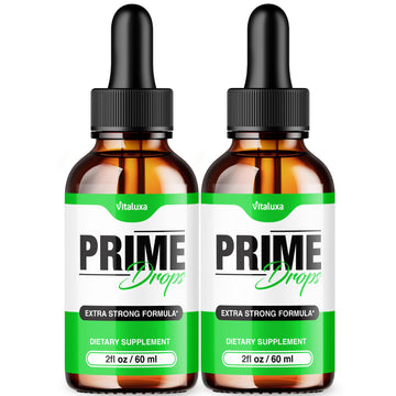(2 Pack) Prime Drops for Men, Extra Strength Prime Drops Liquid Supplement Performance Blend All Natural Support, PrimeDrops Advanced Formula Vitamins for Health Wellness Reviews (4oz) VitaluxaBuy Supplements Australia