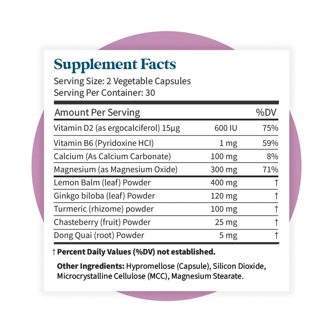 Pattern Wellness PMS Complex – Monthly Cycle Wellness Support – with Vitamin B6, Magnesium & Herbal Extracts – 60 Vegan Capsules Pattern WellnessBuy Supplements Australia