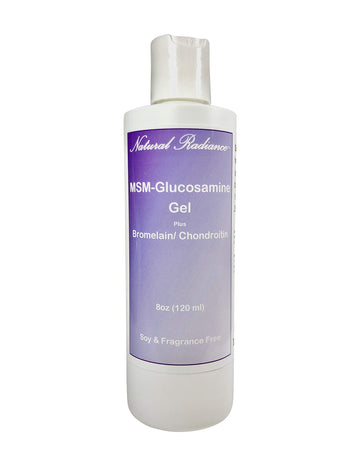 Natural Radiance MSM Plus - Glucosamine Bromelain and Chrondroitin 8 oz. Bottle - Oderless Natural RadianceBuy Supplements Australia