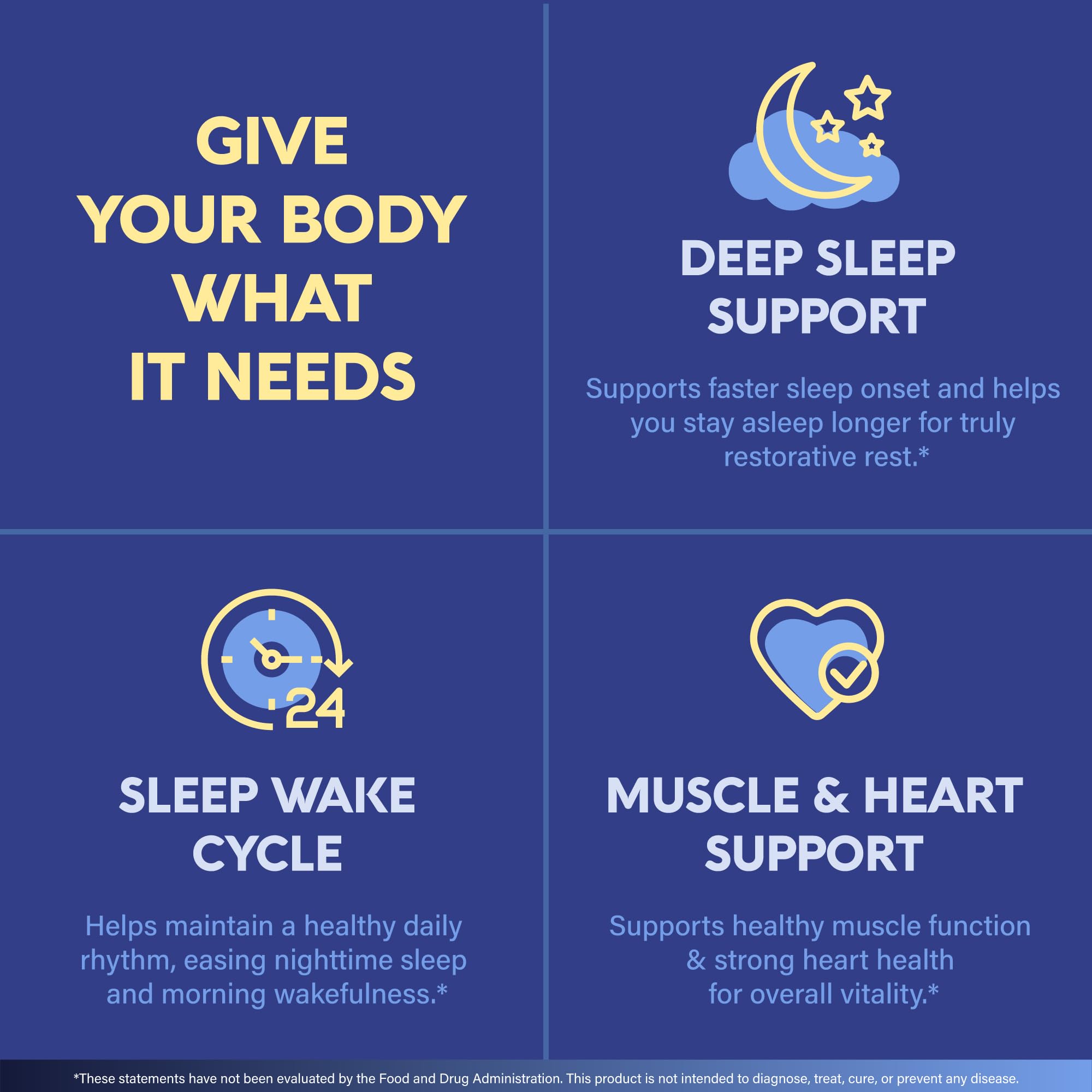 Magnesium Glycinate - Sleep & Relaxation Support - Extra Strength Glycinate, Glycine & Taurine 1500 mg - Magnesium Supplement for Women & Men - Chelated & High Absorption - Made in USA - 120 Capsules NUTRAHARMONYBuy Supplements Australia