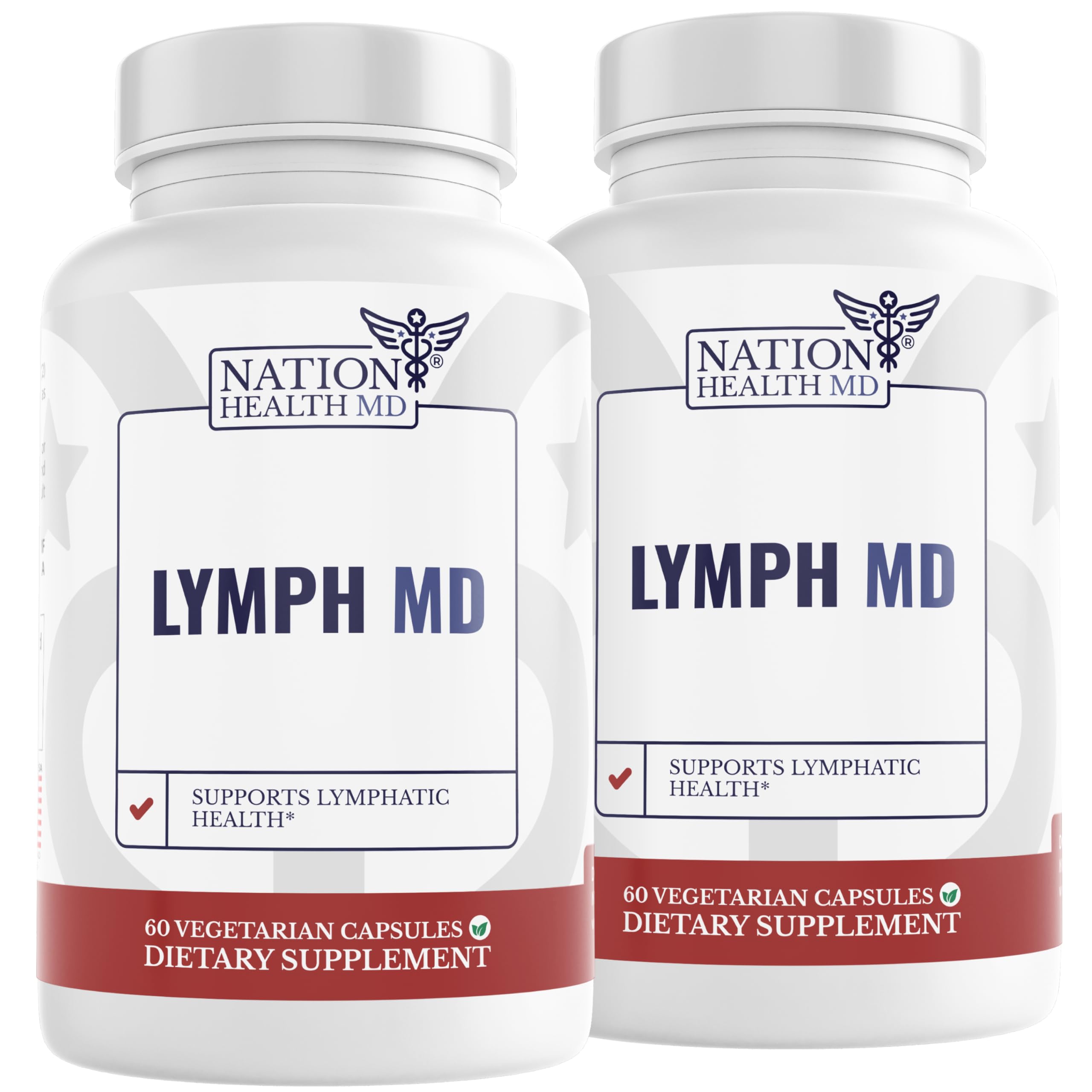 Lymph MD | Lymphatic Drainage Supplement | Lymph Support | Lymph System Support with Bromelain, Echinacea, Burdock Root, Dandelion, Rutin, Kelp. 30 Days Supply. 60 Capsules